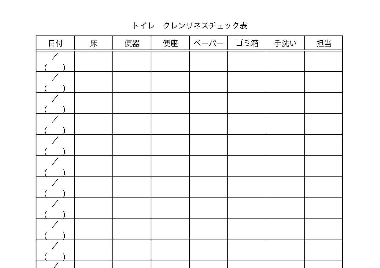 お店 掃除 清掃 飲食店