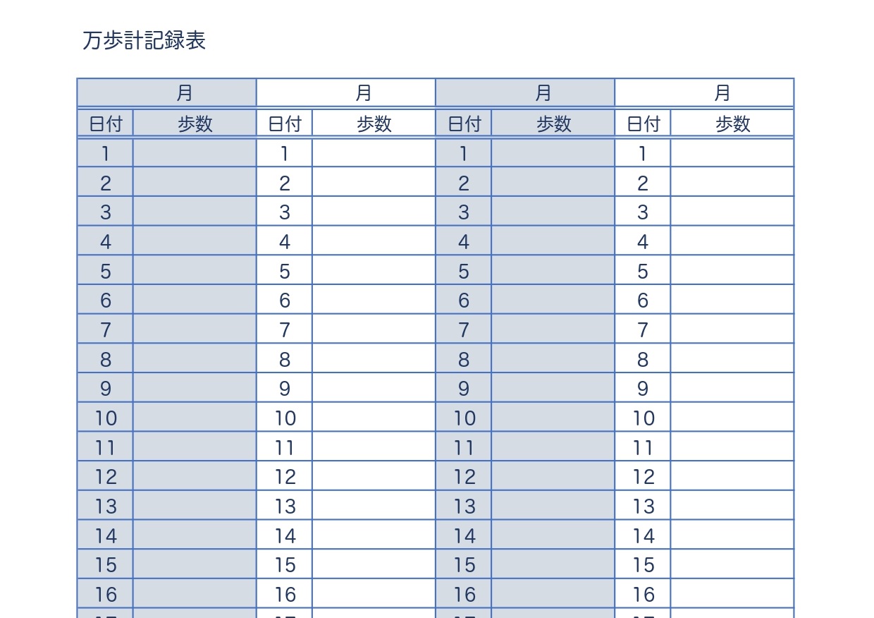 歩数 散歩 ウォーキング