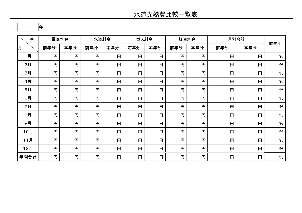 光熱費 家庭