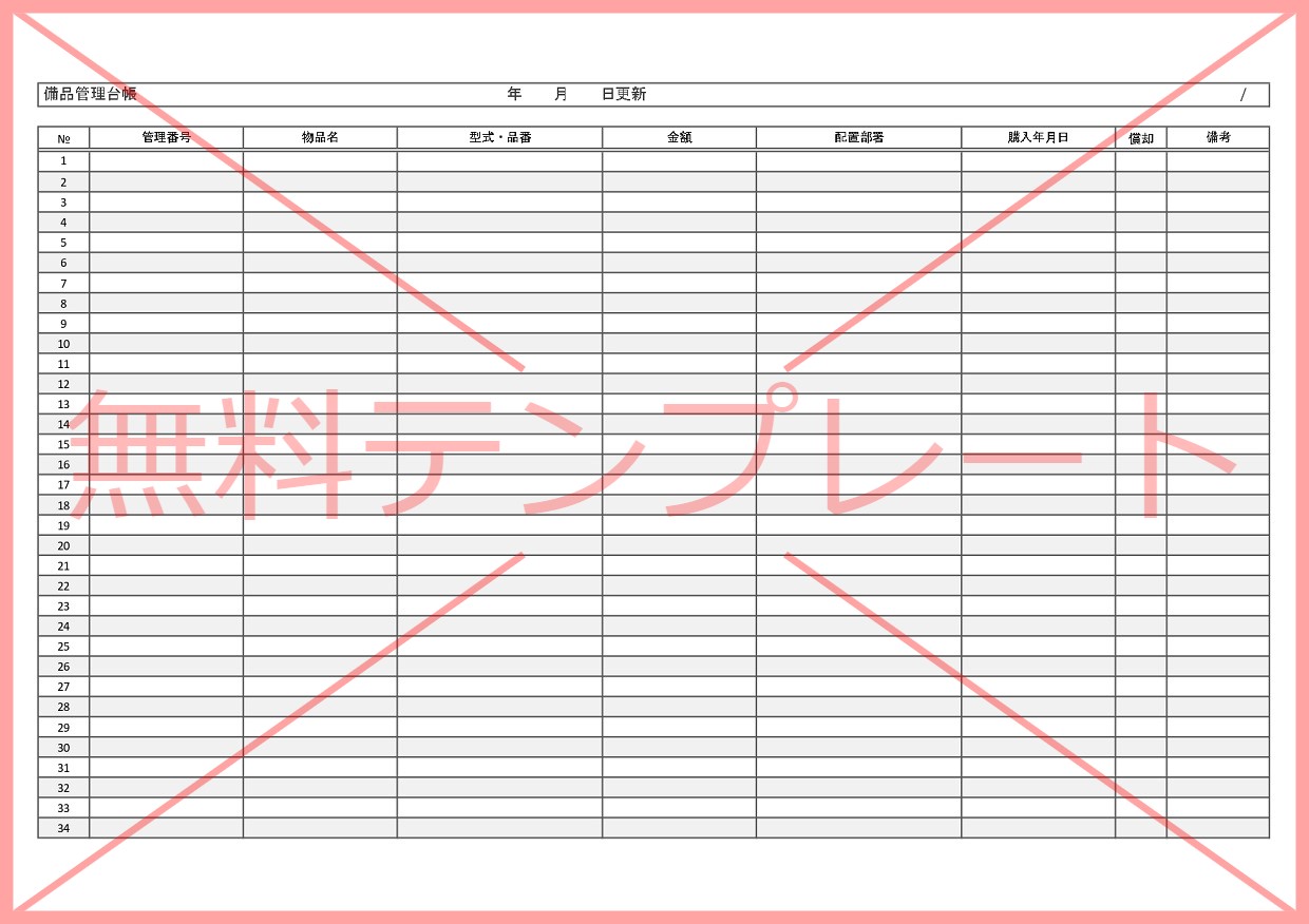 消耗品 備品 会社内